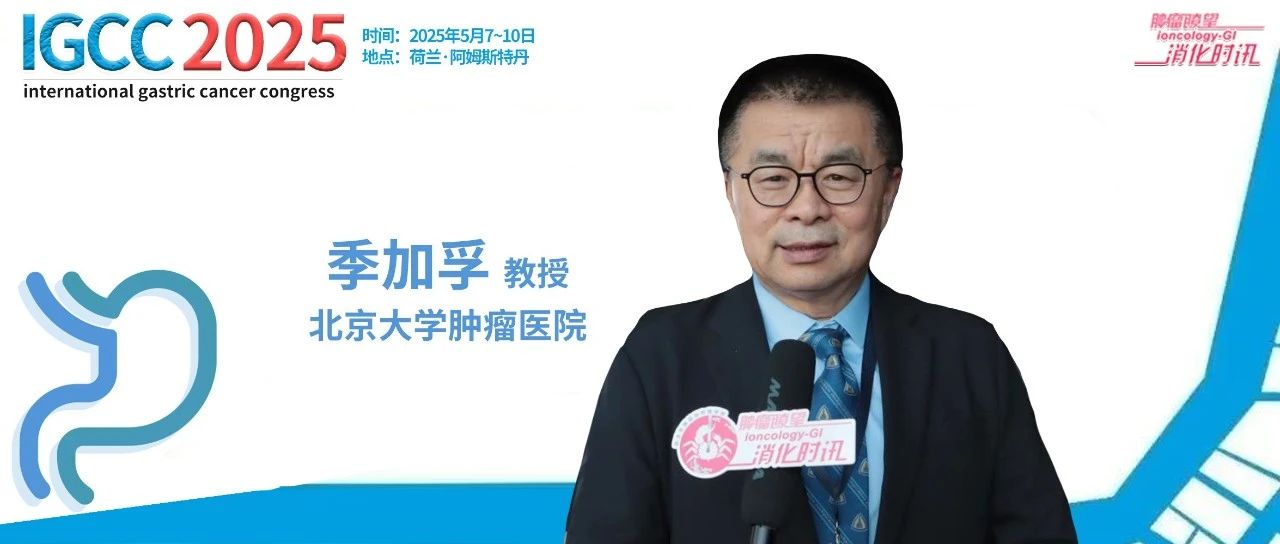 IGCC 2025丨中国胃癌诊疗引领全球创新，季加孚教授畅谈国际合作新篇章