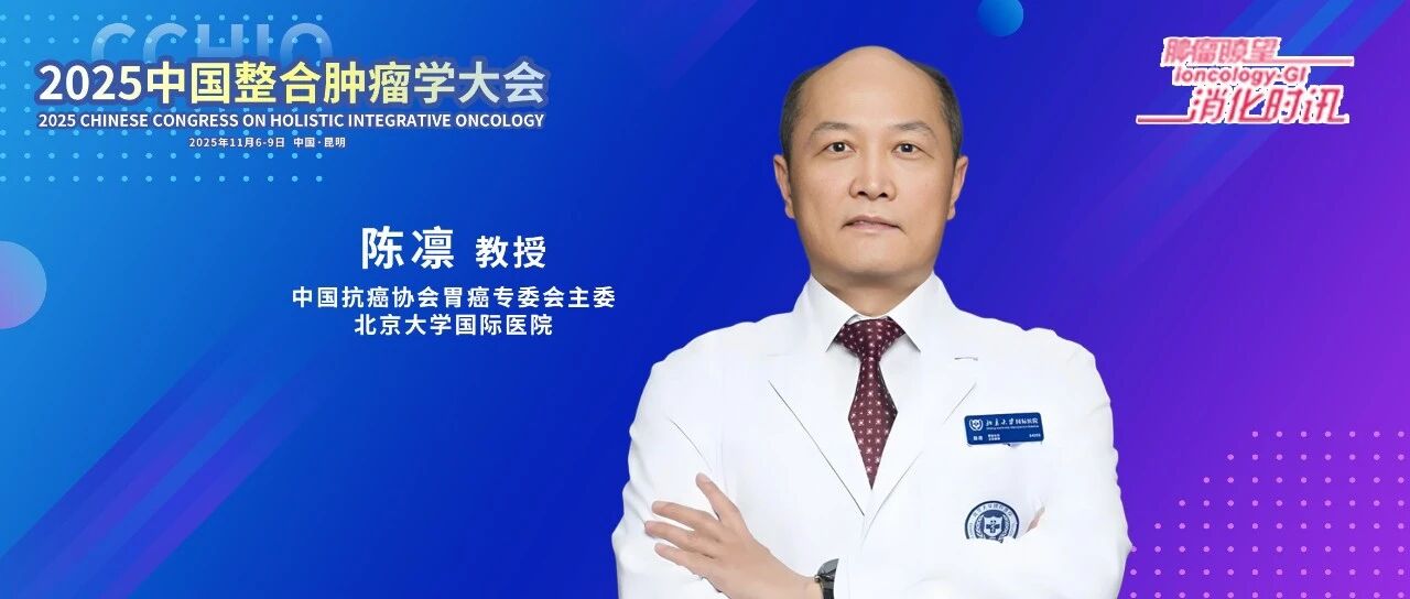 2025 CCHIO丨陈凛教授：CACA胃癌诊疗指南再更新，推动我国规范化、精准化诊疗基层落地